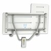 Bobrick Reversible Folding Shower Seat, White/Stainless Steel B-5181